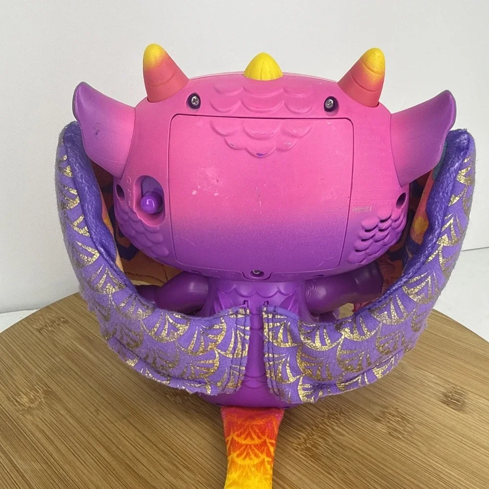 Hasbro FurReal Friends Moodwings Baby Dragon Interactive Pet Purple Tested‎